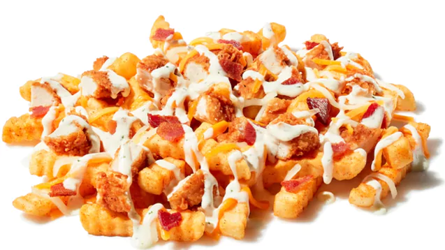 Chicken Bacon Ranch Loaded Fries